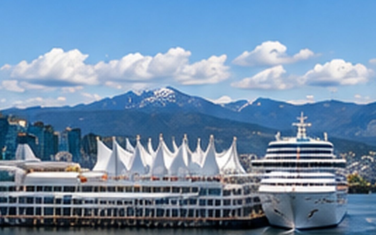 Canada Place cruise terminal on Vancouver waterfront
